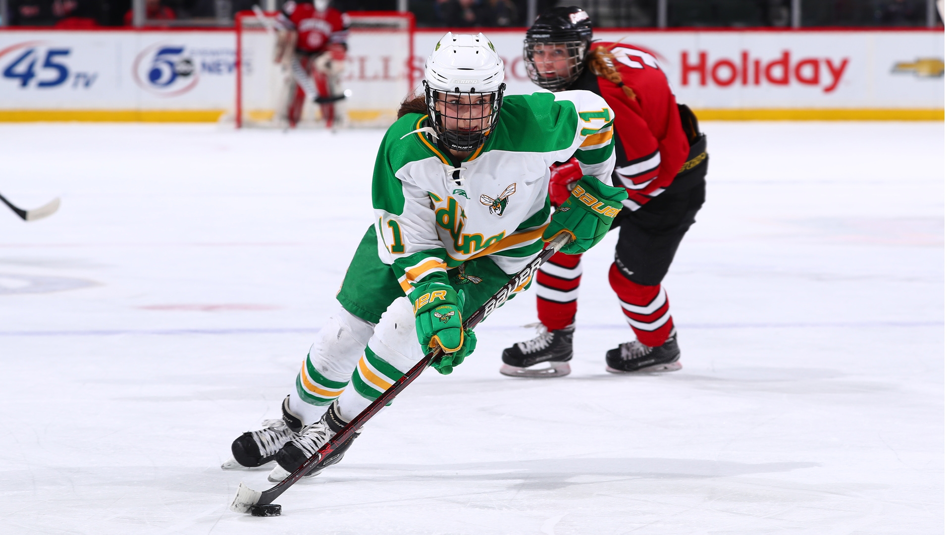 The 2021-2022 MSHSL Girls' Hockey State Tournament at Xcel Energy Center & TRIA Rink will take place Feb. 23-26, 2022. Click the link for more information. 