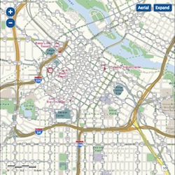 Interactive transit map