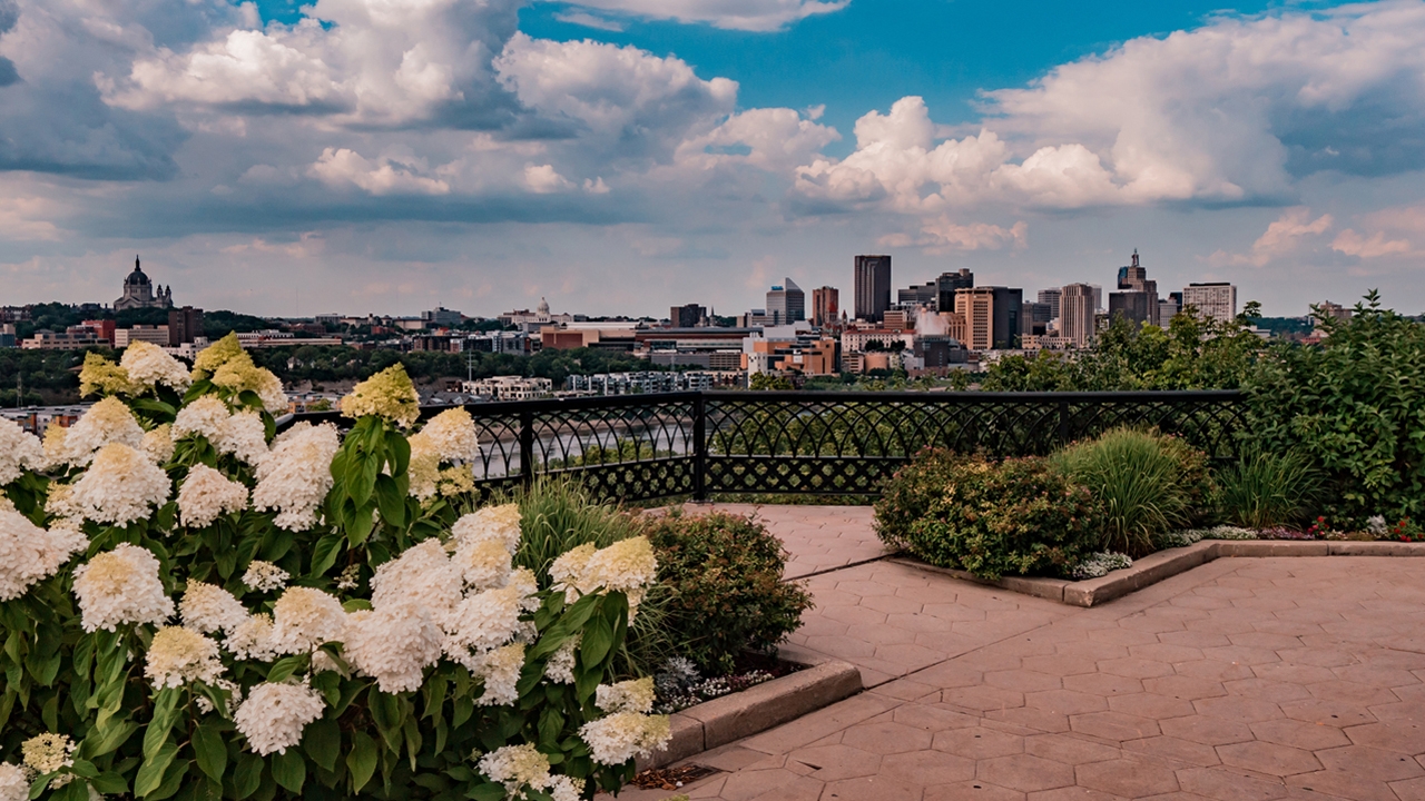 View of Saint Paul skyline